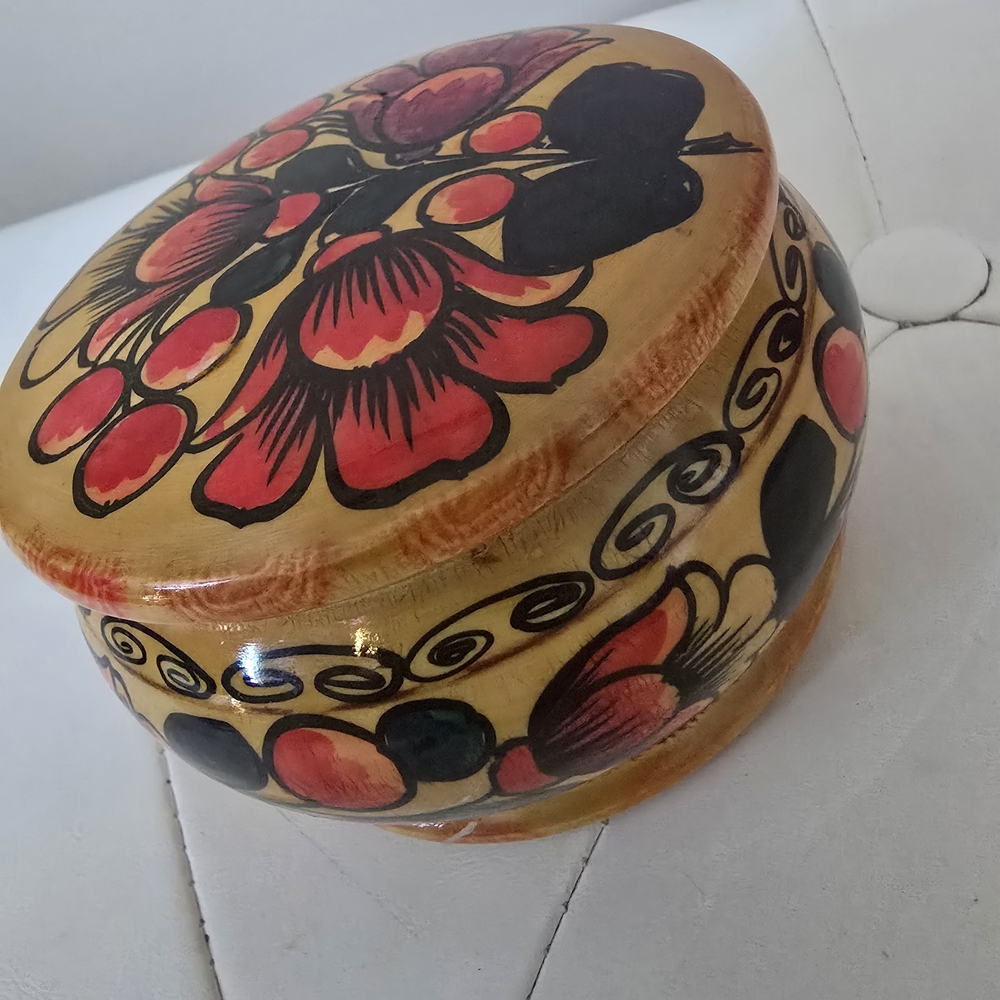 Handcrafted Floral Decorative Box
